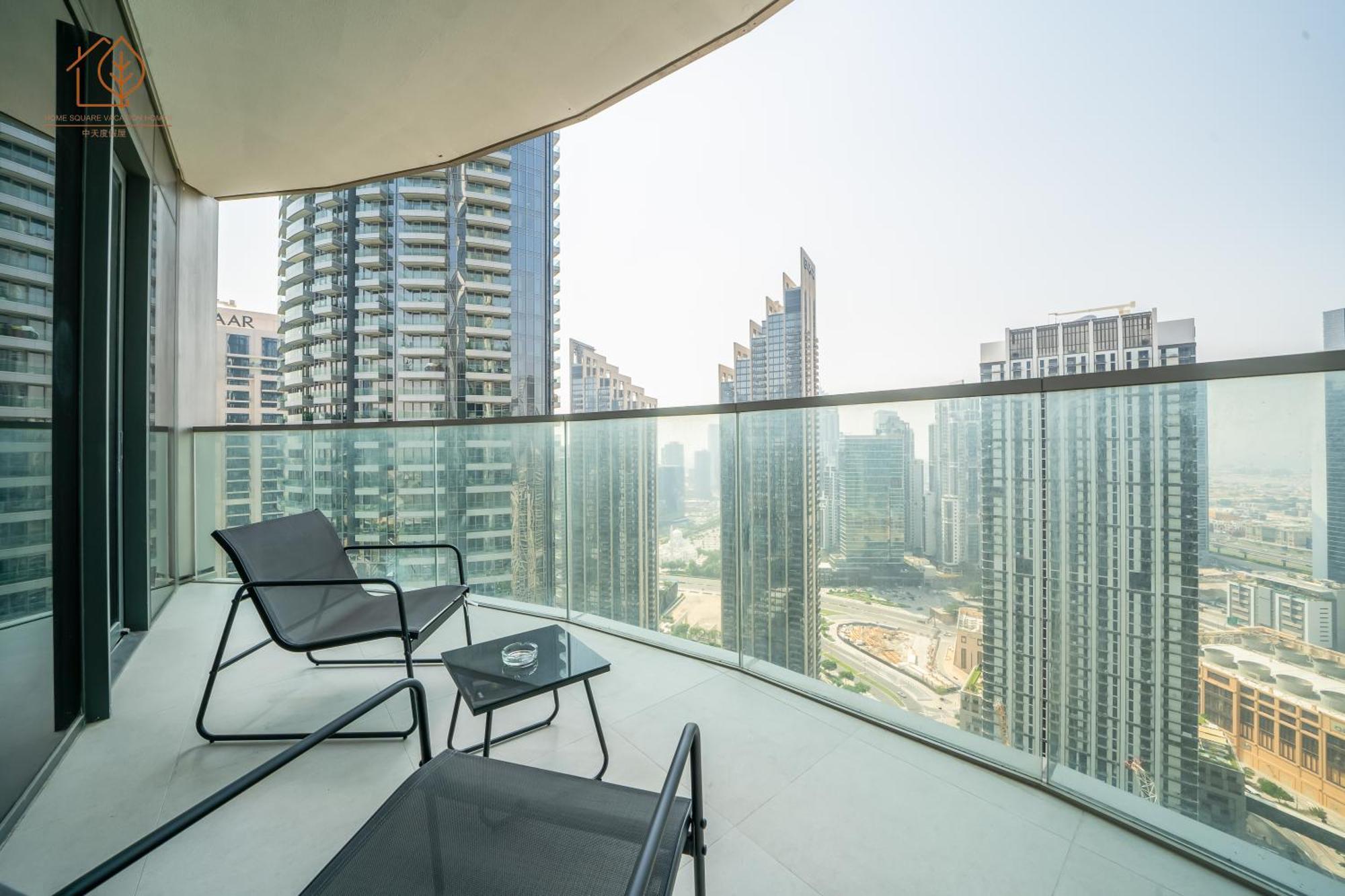 Chic Home With Great Views Near Burj Khalifa 197Gr-2 Дубай Экстерьер фото