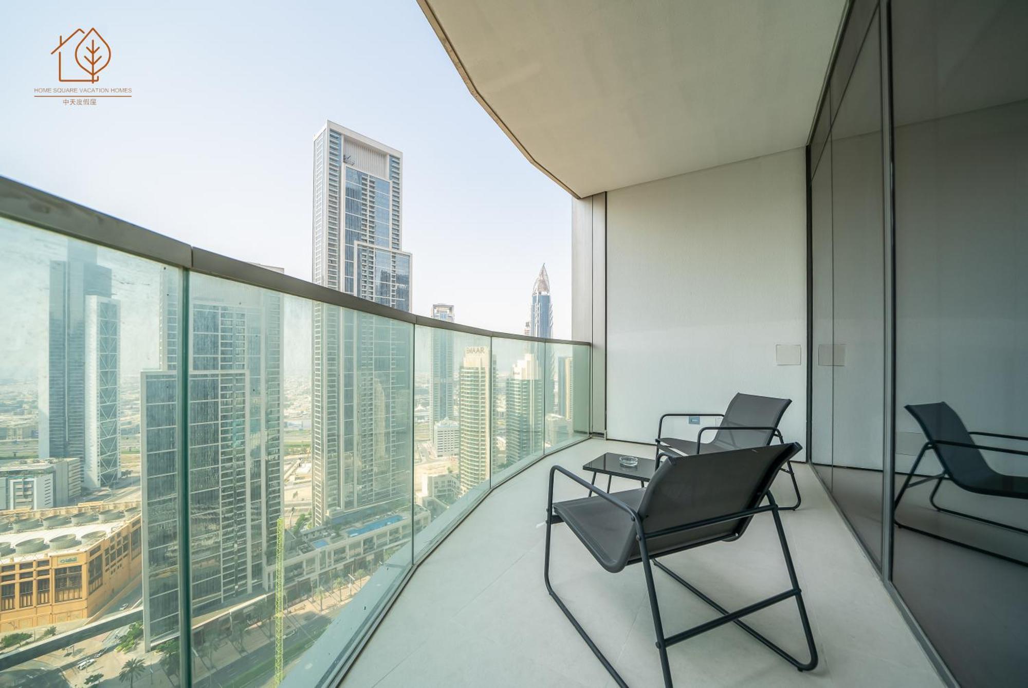 Chic Home With Great Views Near Burj Khalifa 197Gr-2 Дубай Экстерьер фото